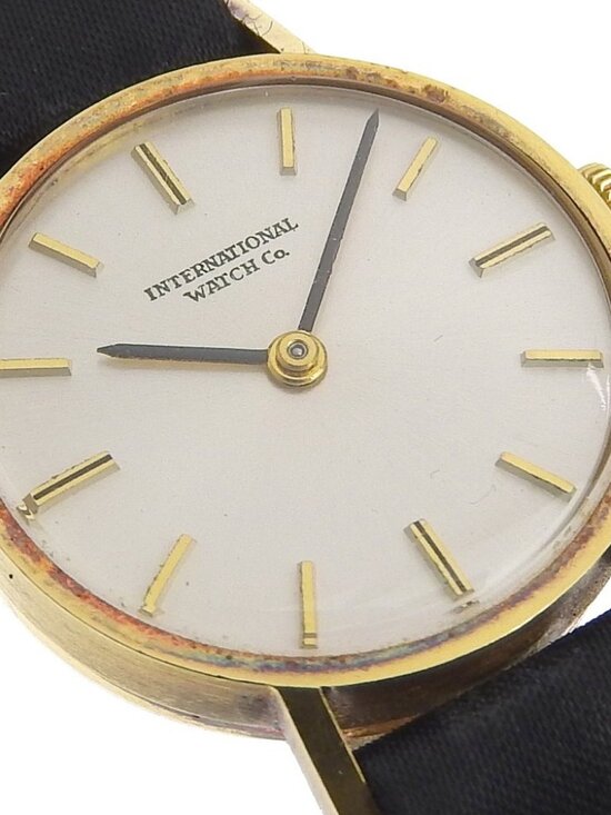 IWC Watches vintage cal.41 SilverDial K18 yellow gold/leather Hand Winding... main image 4